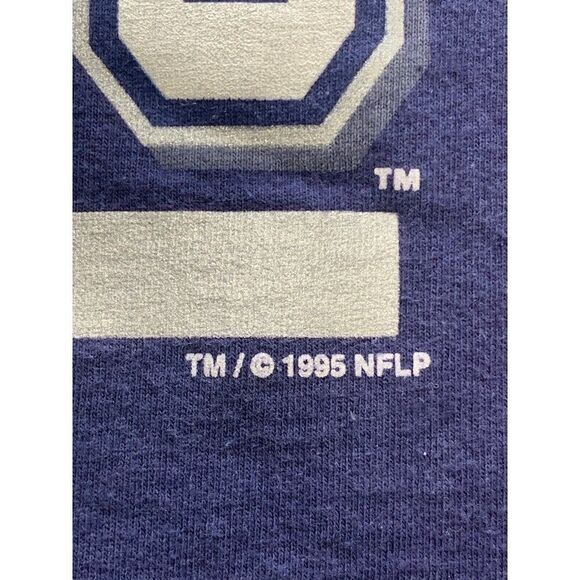 Vintage 1995 Size Large L Dallas Cowboys Salem Sports T-shirt NFL - Picture 5 of 9